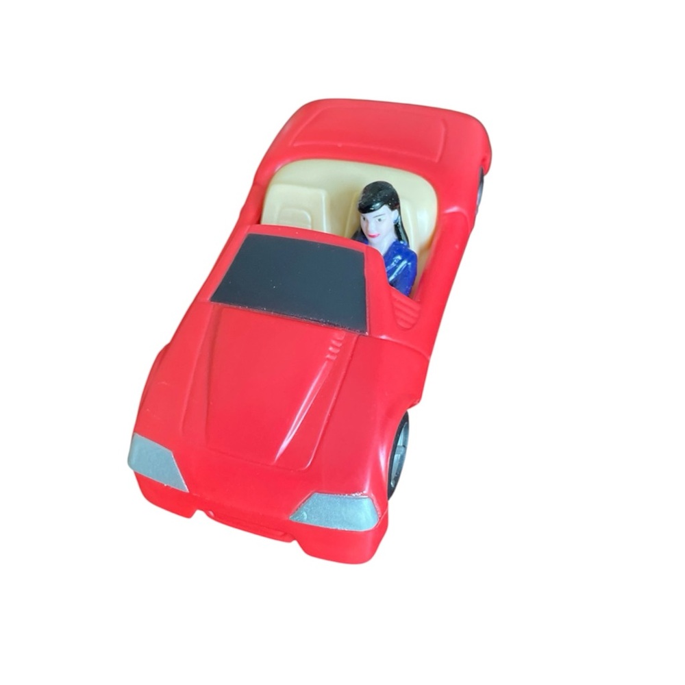 Vintage Superman Burger King Kids Club DC Comics LOIS LANE Red Car Meal Toy 1997